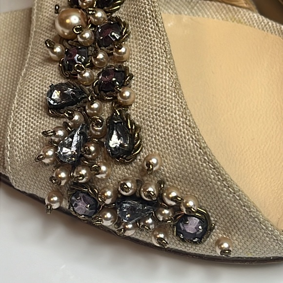MANOLO BLAHNIK JEWELED HEELS - Picture 9 of 10